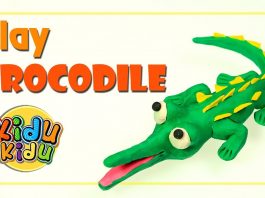 play doh crocodile